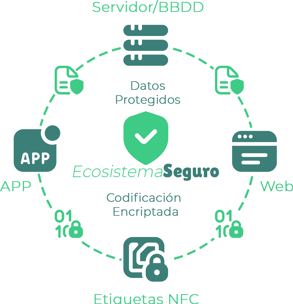 Esquema sobre seguridad en Taggi